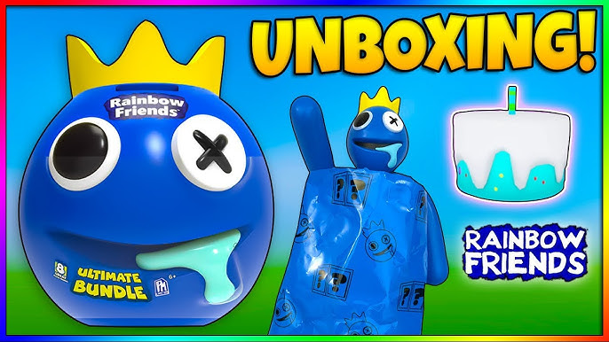 Rainbow Friends Ultimate Blue Head Bundle Action Figure Set