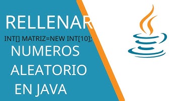 Como Rellenar una Matriz numeros aleatorio en java