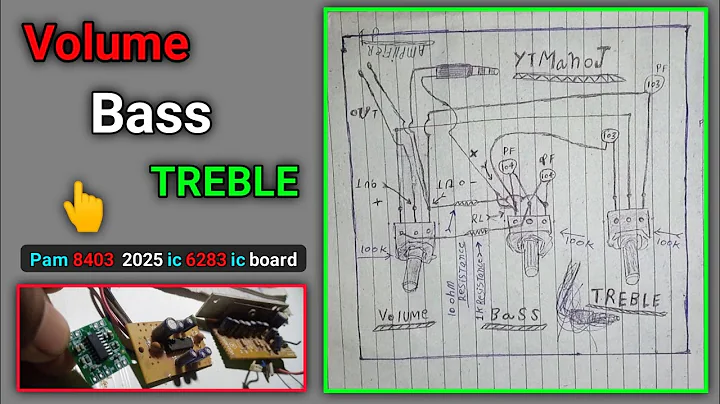 Heavy Volume Bass Treble Controller || 6283 Amplifier | best Trebel Board Kaise banaen
