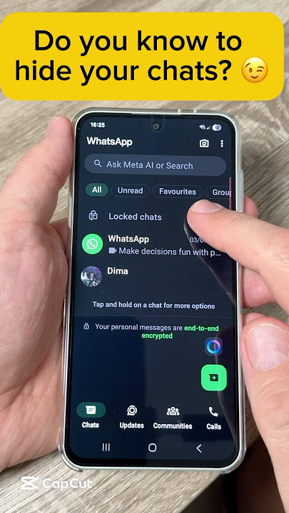 Do you know to hide your chats on WhatsApp 😉? #whatsapp #whatsapptips #whatsapptricks #shorts