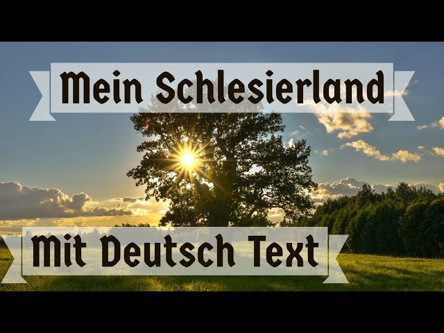 German Song: Mein Schlesierland (With Lyrics) class=