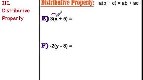 1 4 Distributive Property