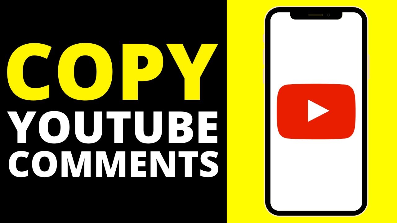 How To Copy Youtube Comments On Mobile Phone (Iphone/Android)