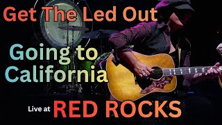 Get The LED Out Going to California at Red Rocks 2025