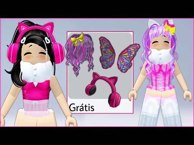 COMO GANHAR 3 ITENS GRÁTIS NO ROBLOX! 💜 