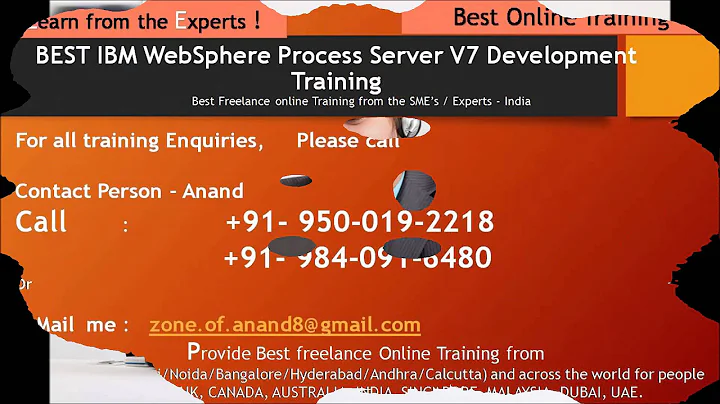 IBM WebSphere Process Server V7 Development freelance online training in India