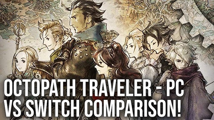 Octopath Traveler 2 Graphic Comparison PS5 vs Nintendo Switch 4k 60fps 