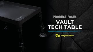 Ridgemonkey Vault Tech Table (Plusz Akkumulátor + Dokkoló) Sátorasztal Beépitett Powerbankkal videó
