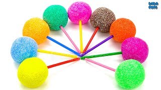 Learn to Count with Squishy Glitter Foam 1-10|Learn Colors with Squishy Glitter Foam Lollipops|1to10 screenshot 5