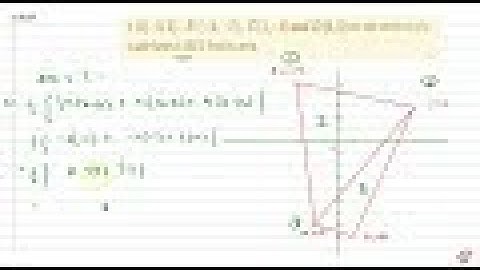 If `A(-3,5),B(-2,-7),C(1,-8)a n dD(6,3)` are the vertices of a quadrilateral ABCD find its area...
