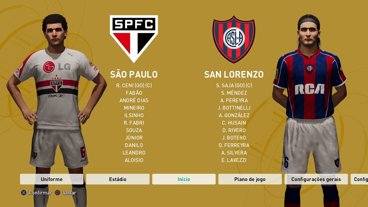 Pro Evolution Soccer 6 Remake Season 2006-2007: SÃO PAULO x SAN LORENZO 