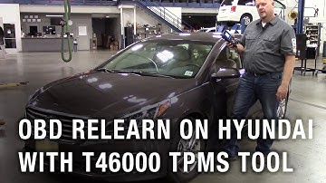 OBD relearn on Hyundai with the T46000 TPMS Tool