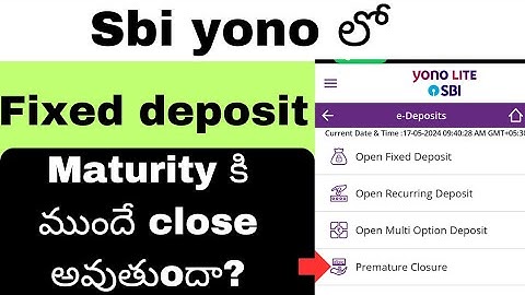 How to close (FD) in yono sbi before maturity | How to close sbi fd online