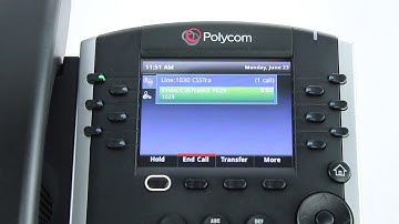 Polycom VVX 400 - Hold and Resume