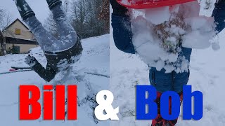 Bill & Bob spielen im Schnee