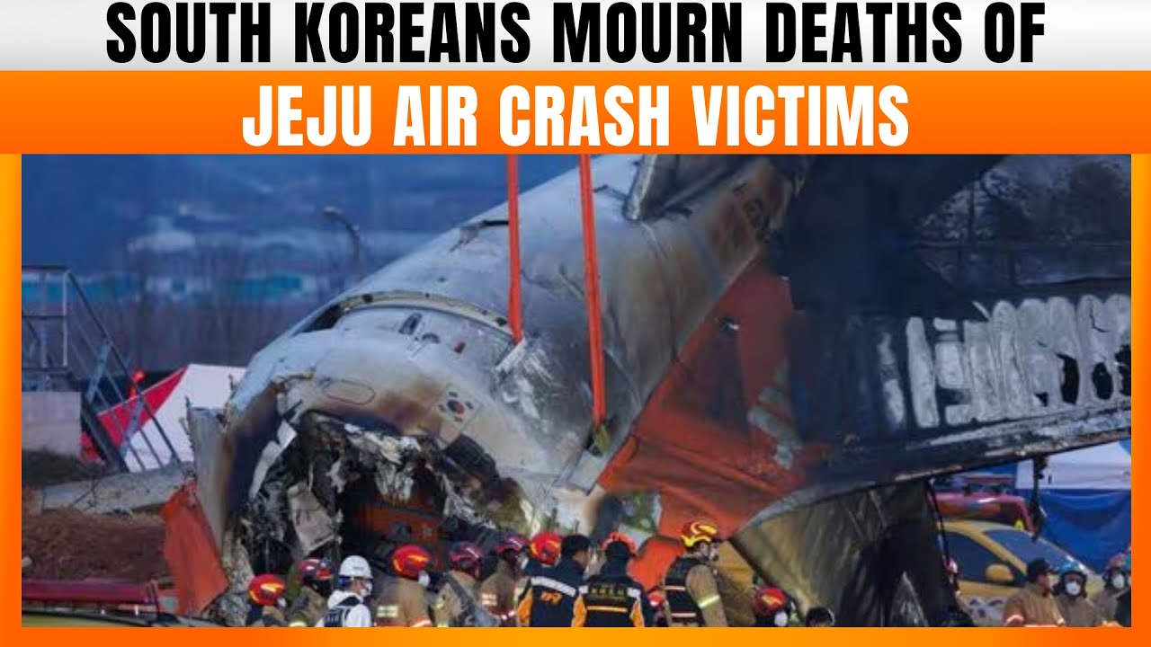 SOUTH KOREA CRASH | View of Jeju Air crash site at South Korea's Muan ...