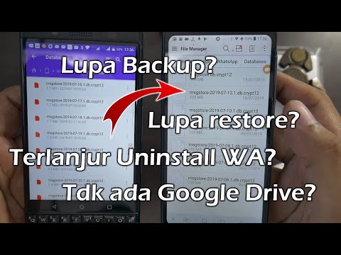 Cara Melihat Backup Whatsapp di Google Drive | Agar Dapat Memulihkan Cadangan WA. 