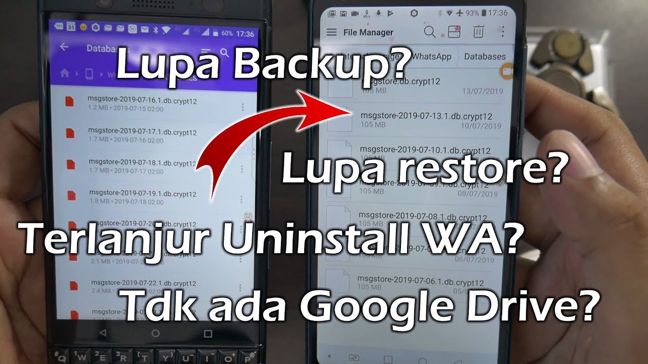 Cara Mengembalikan Chat Whatsapp Tanpa Google Drive Youtube