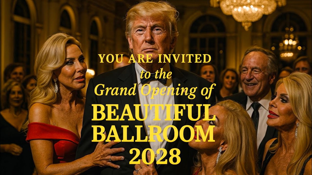 🇺🇸🍾 YOU ARE INVITED TO THE MAGA BALLROOM 2028 #ai  #maga #democracy