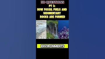 PT 3: 3-D Questions from STEAMspirations: How Fossil Fuels & Sedimentary Rocks Form