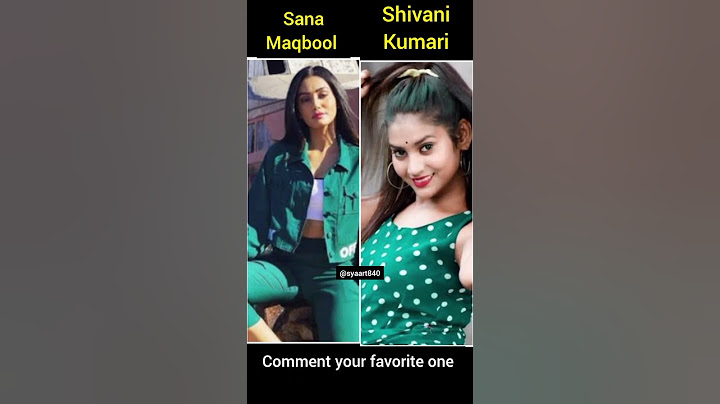 sana maqbool 🆚 shivani kumari who is your favourite #bigbossott3 #sanamakbul #shivanikumari
