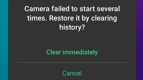 Fix camera failed to start several times. restore it by clearing history realme 8, realme 8 pro