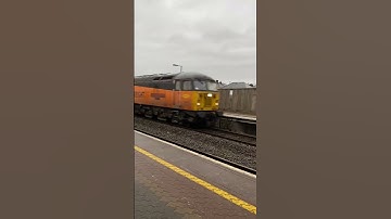 Colas Rail 56049 Passing Pyle With The Log Service From Baglan Bay To Chirk With LOADES Of Tones #uk
