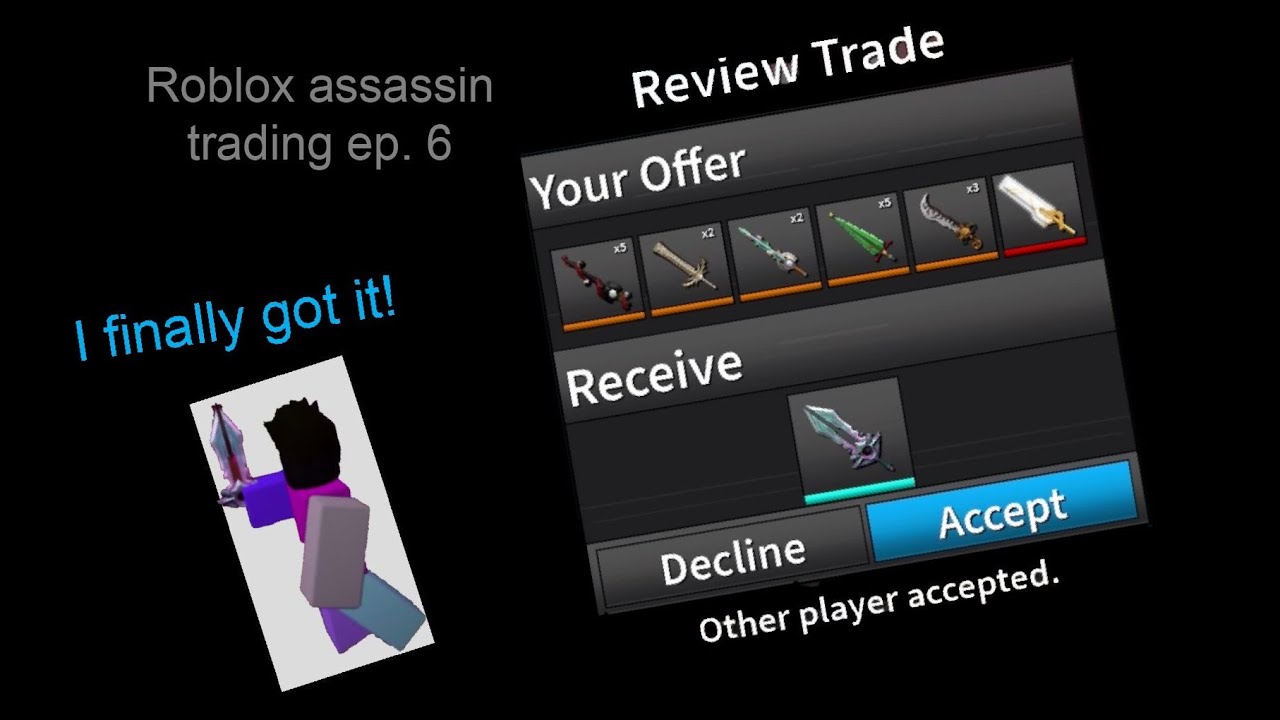 Roblox Assassin Trading Ep 6 I GOT BLACK HOLE YouTube 
