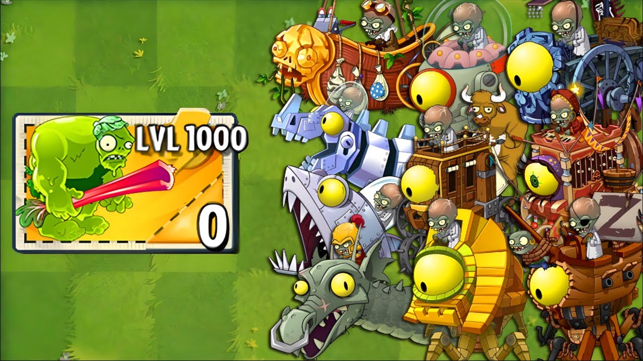 Every Random Premium Plants LEVEL 1000 Power-Up vs ALL Final Bosses Fight! - PvZ 2 Final Bosses