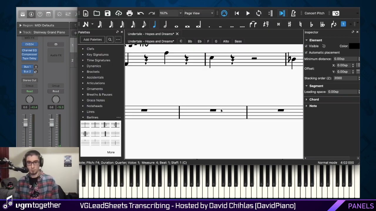 vgmtogether 2021, Day 1 - Panels - VGLeadSheets Transcribing
