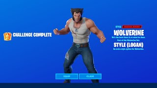 How to Unlock Wolverine Logan Edit Style in Fortnite Season 4! - All Wolverine Challenges Guide