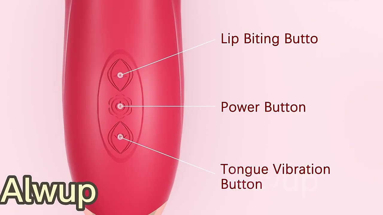 Clitoris stimulator rose with tongue, vibrator, moving tongue of G-spot in  the vibrator LIVMAN RF13