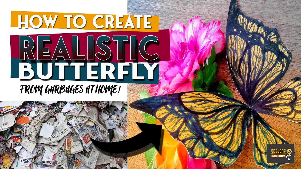 How to make realistic Butterfly (Step by Step Tutorial) | 