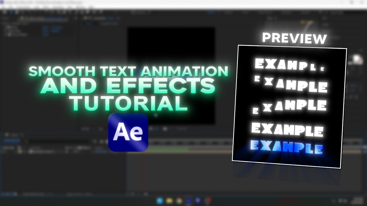 Smooth Text Animations & Effects Tutorial | After Effects - YouTube