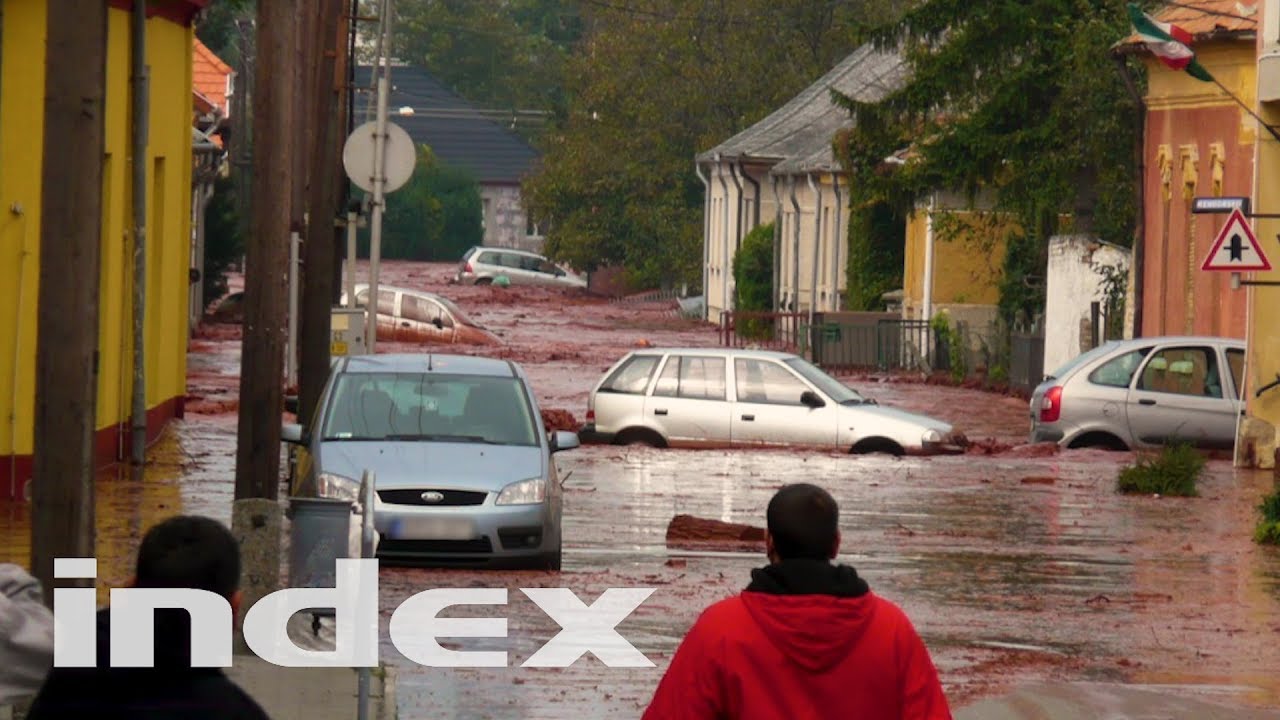 A vörösiszap úgy vitte az autónkat, mint a papírhajót