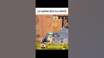 3.6 update first 1v4 clutch #pubgmobile #bgmi #shorts