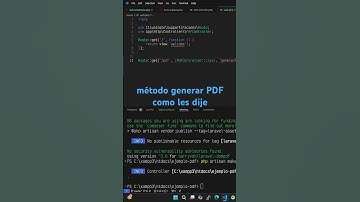 Como Generar PDF en Laravel 11 #laravel #pdf