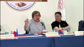 Prof. Malou Tiquia to Palace Press Sec. Claire Castro