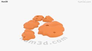Climbing Holds 3D model by 3DModels.org