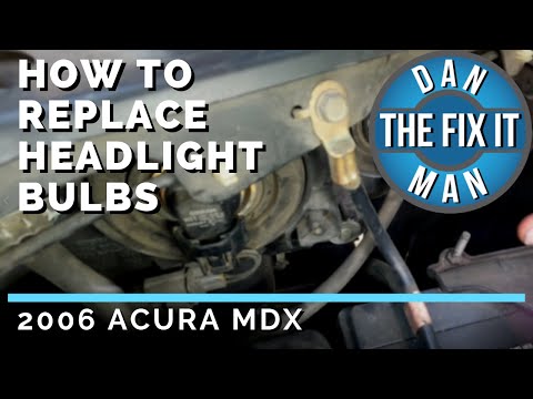 2001-2006 ACURA MDX HEADLIGHT BULB REPLACEMENT – EASY DIY