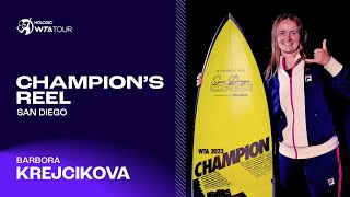 Champion Barbora Krejcikova's BEST points from San Diego 🤙