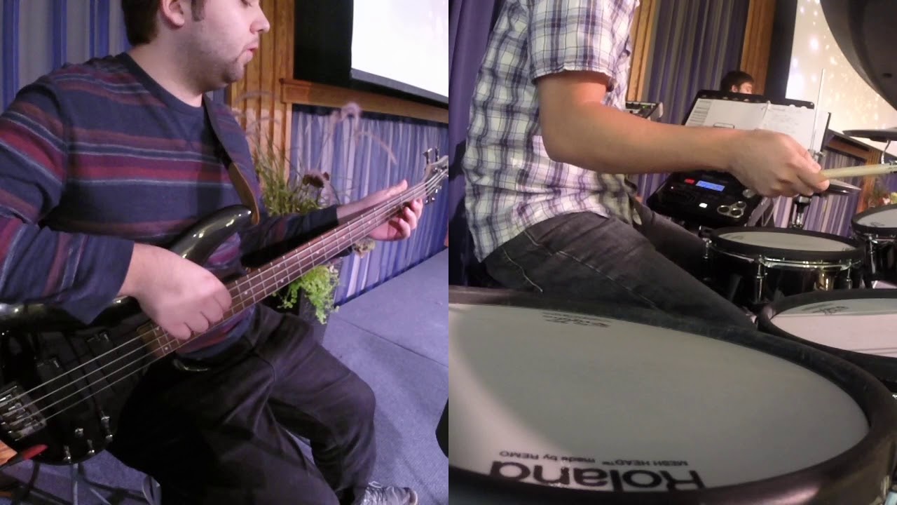 Live Bass & Drum Cover Jesus Messiah YouTube