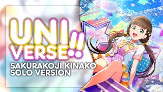 UNIVERSE!! - Sakurakouji Kinako Solo ver. [KAN/ROM/ENG Full Lyrics]