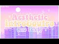 ♡ AESTHETIC pastel intro&outro (no text) | эстетичное интро и аутро для канала ˎˊ˗