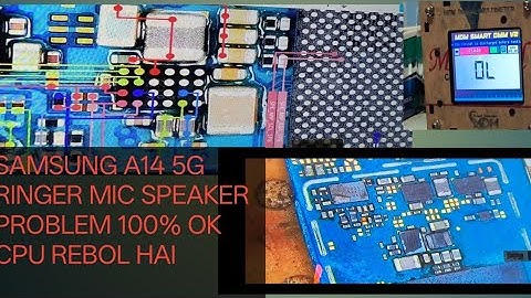 samsung a14 5g mic speaker  problem