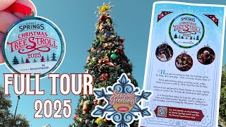 2025 Disney Springs Christmas Tree Stroll | Full Tour
