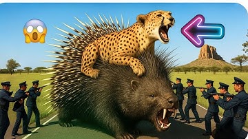 Fearless Rescue Team Saves Mother Cheetah From Ferocious Giant Porcupine 🦔