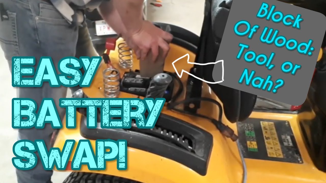 Lawn Tractor Battery Failure Cub Cadet XT1! YouTube