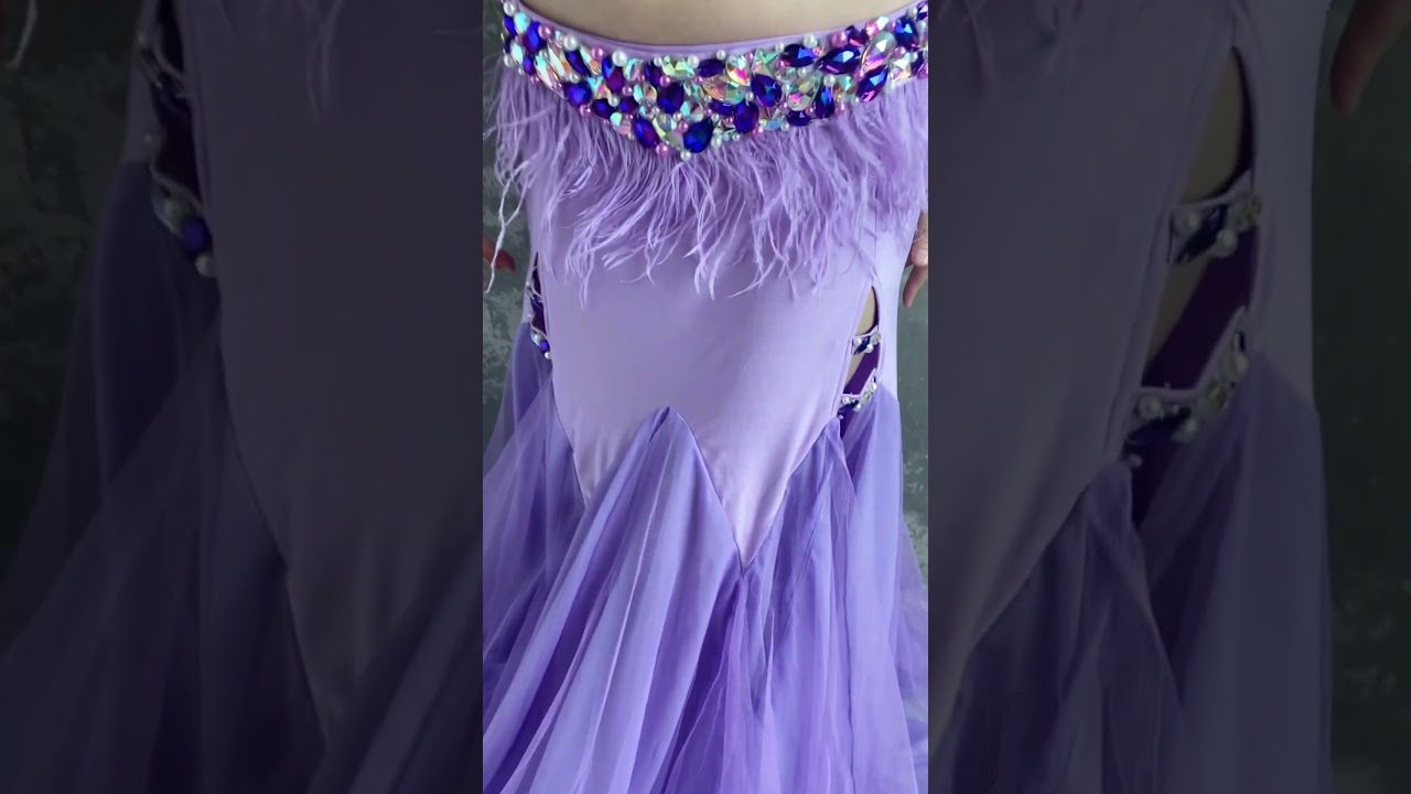 ベリーダンス衣装 ラベンダー/ミントグリーン CT0411 (M-L) オリエンタル