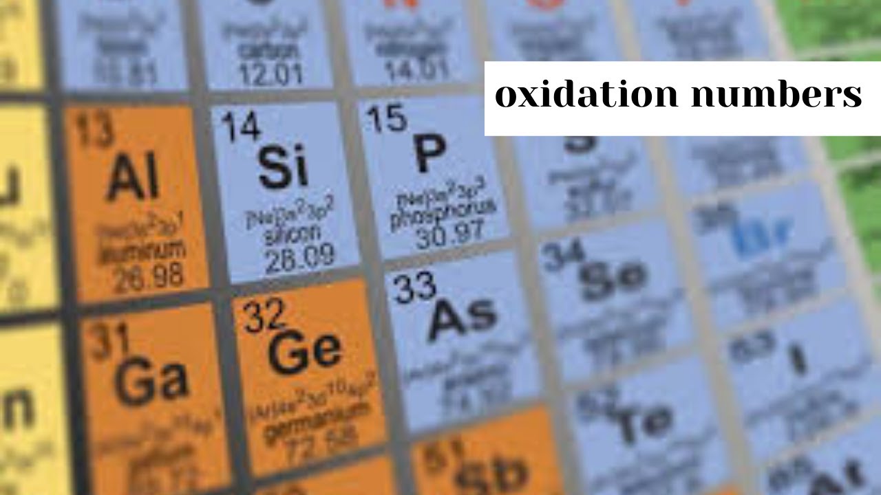 15- oxidation numbers (2nd year secondary first term)